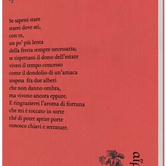 Speranza Serra - Oltre la stanza